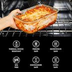 OXO Good Grips 1.6 Cup Smart Seal Leakproof Glass Rectangle Airtight Food - Image 4