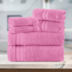 Elegant Comfort Luxury 6-Piece Towel Set, Premium Soft 100% Turkish Cotton - Image 7