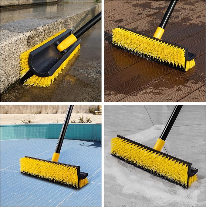 Yocada Double-Sided Floor Scrub Brush Triangle Brush Corner Crevice Cleaning - Image 7