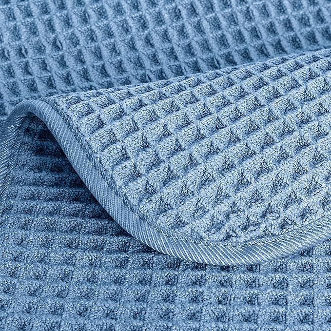POLYTE 430 GSM Microfiber Lint Free Washcloth Face Towel, 13 x 13 in, 4 Pack - Image 4