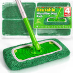 Reusable Microfiber Mop Pads Compatible by LOVECO