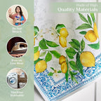Maison d' Hermine Kitchen Towels Set of 3 100% Cotton 27.50" x 20" Reusable - Image 3