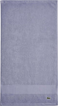 Lacoste Heritage 100% Supima Cotton Hand Towel, Light Denim, Premium Super Soft by LACOSTE