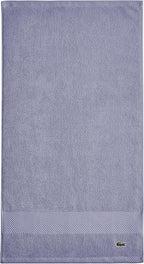 Lacoste Heritage 100% Supima Cotton Hand Towel, Light Denim, Premium Super Soft by LACOSTE