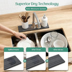 Stone Faucet Mat for Kitchen Sink Splash Guard 15.7" x 3.9" - Image 3