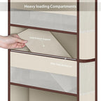 Univivi 1 Pack Over The Door Organizer, Non-Tilting Over The Door Organizer - Image 5