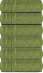 Tens Towels Pack of 6 Hand Towels, 100% Cotton, Lighter Weight, Quick to Dry - Image 8