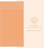 American Soft Linen Luxury 4 Piece Bath Towel Set, 600 GSM 100% Cotton Turkish - Image 4