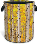 Aspen Tree Leaves Laundry Basket Trees Oxford Cloth Laundry Hamper Funny by Unknown
