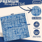 WESERWEF Design Microfiber Glasses Cleaning Cloth – Premium Cleaning Cloth - Image 2