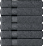 Utopia Towels 6 Pack Medium Bath Towel Set, 24 by 48 Inches, 500 GSM 100% Ring - Image 6