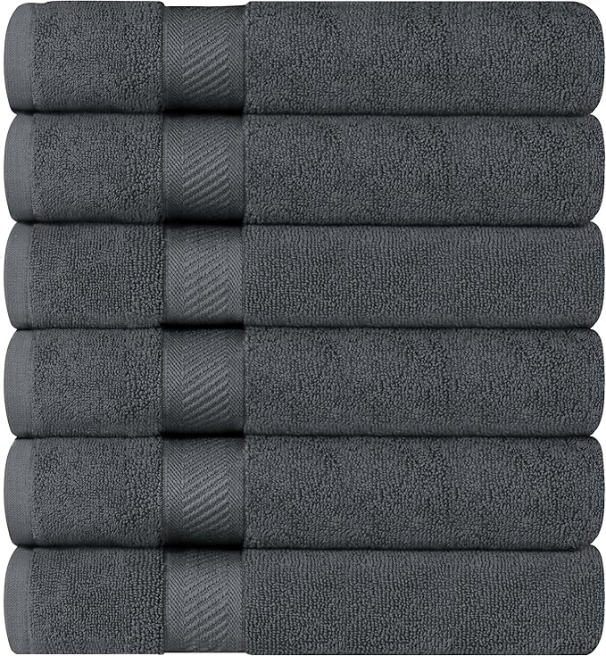 Utopia Towels 6 Pack Medium Bath Towel Set, 24 by 48 Inches, 500 GSM 100% Ring - Image 6