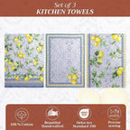 Maison d' Hermine Kitchen Towels Set of 3 100% Cotton 27.50" x 20" Reusable - Image 2