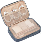 NISHEL Travel Cord Organizer Case, Double Layers Tech Electronic Bag, Essentials - Image 5