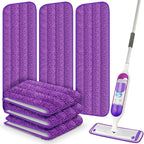 6 Pack Reusable Mop Pads Compatible by ILAVCOOL