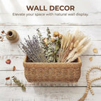 11 inches Wall Hanging Baskets Woven Basket Boho Style Fruit Basket Storage - Image 5