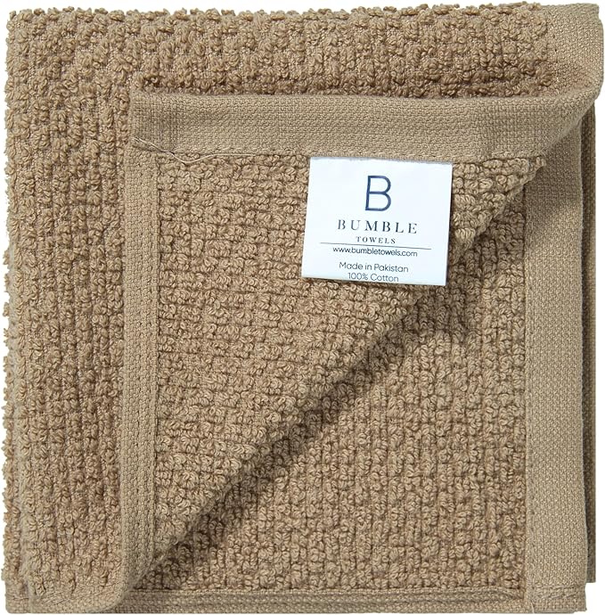 Bumble Towels Premium Dish Cloths 12"x12" | 100% Natural Ring Spun Cotton Tea - Image 6