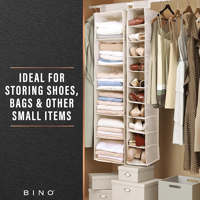 BINO 10-Shelf Shoe Closet Organizer - Image 5