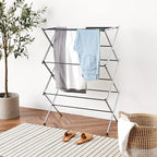 Amazon Basics Foldable Portable Metal Clothes Drying Rack - Image 2