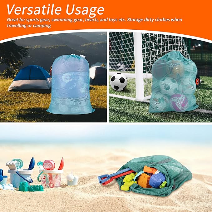 Polecasa Heavy Duty Diamond Large Mesh Laundry Bag - Image 7