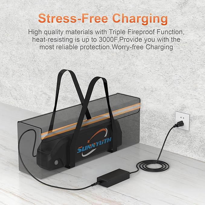 E-Bike Battery Safe Bag Fireproof Explosionproof, Large Document Lipo - Image 3