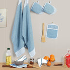 Casa Platino Silicone Oven Mitts Set, 8-Piece – 500°F Heat Resistant Mini Oven - Image 5