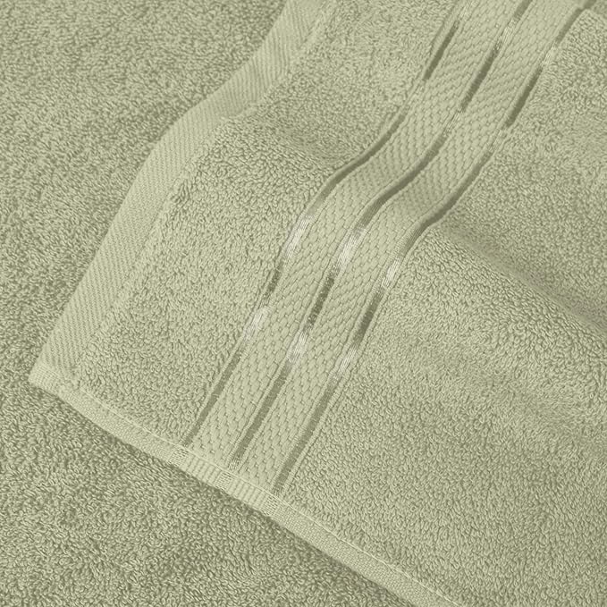 Elegant Comfort Three Line Popcorn Extra Large Luxury Bath Towel - Image 6