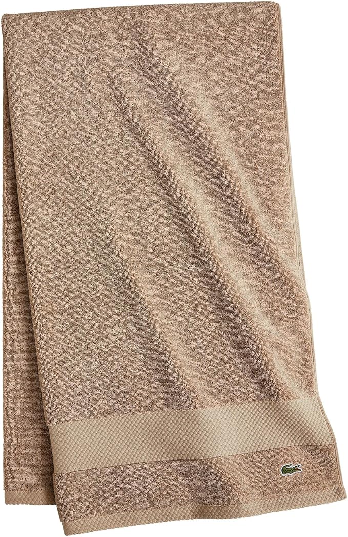 Lacoste Heritage 100% Supima Cotton Bath Towel, Premium Super Soft Bath Towel - Image 4
