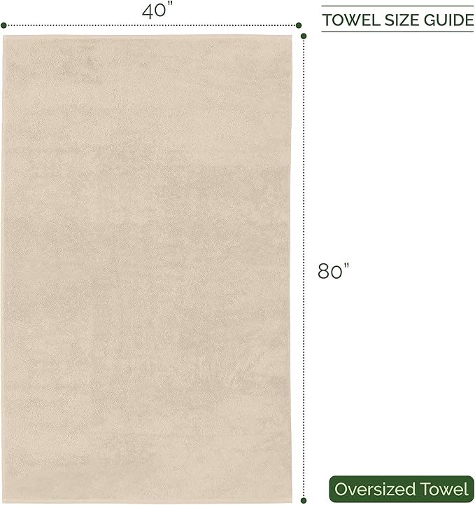 Elegant Comfort Three Line Popcorn Extra Large Luxury Bath Towel - Image 4