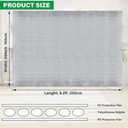 winemana Window Insulation Roll, 59IN x 8FT Reflective Heat Shield Bubble Film - Image 3