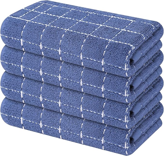Mordimy 100% Cotton Terry Cloth Kitchen Towels, Super Soft and Absorbent Dish by Mordimy