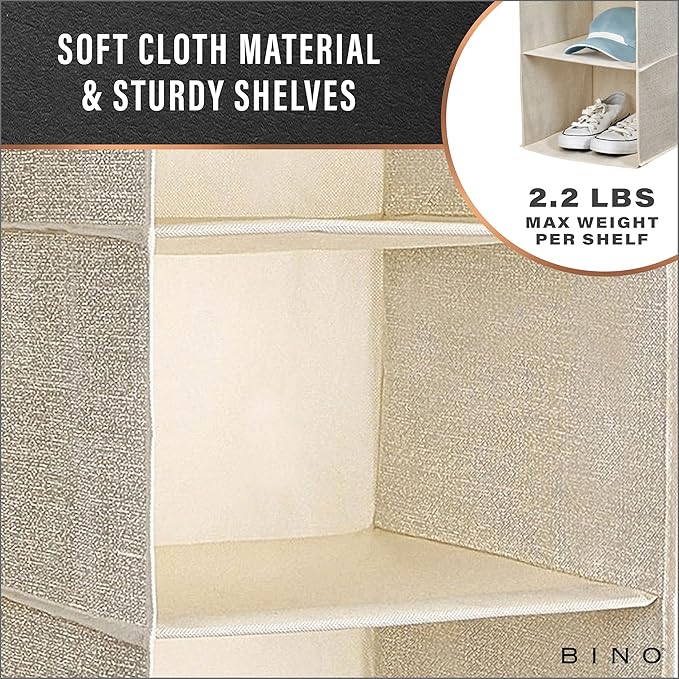 BINO 6-Shelf Sweater Closet Organizer - Image 5