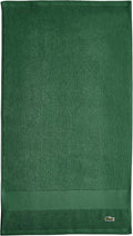 Lacoste Heritage 100% Supima Cotton Hand Towel, Croc Green, Premium Super Soft by LACOSTE