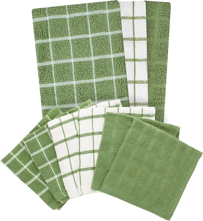 Ritz Premium 3-Pack Kitchen Towel & 6-Pack Dish Cloth Set - Image 2