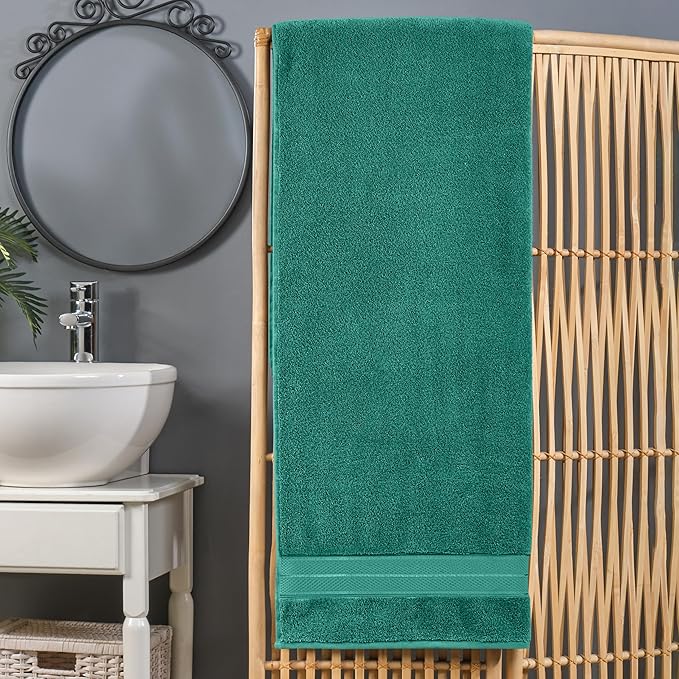 Elegant Comfort Three Line Popcorn Extra Large Luxury Bath Towel - Image 2