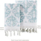 SKL Home Mirage Fringe 100% Turkish Cotton Bath Towel, 54.00" x 28.00" - Image 3