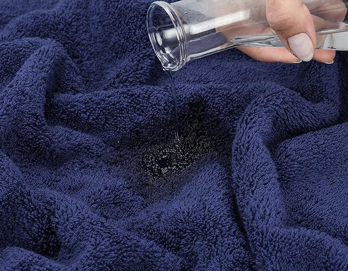 American Soft Linen Luxury 4 Piece Bath Towel Set, 600 GSM 100% Cotton Turkish - Image 6