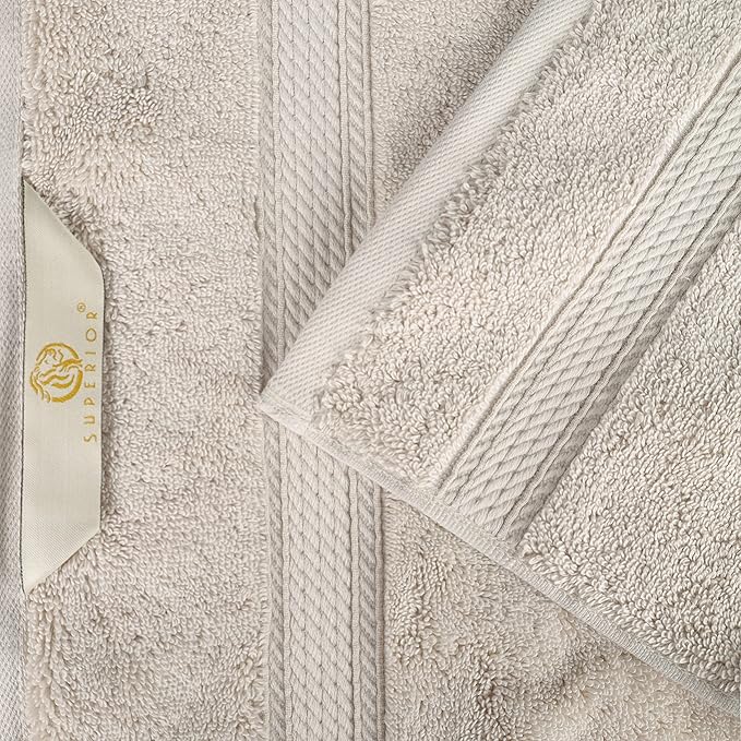 SUPERIOR Egyptian Cotton Pile Bath Sheet Set of 2, Ultra Soft Luxury Towels - Image 7