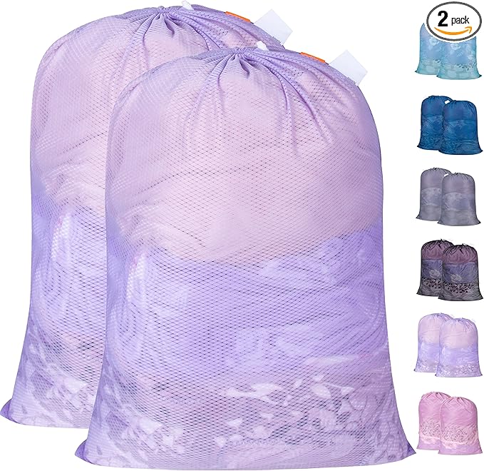 Polecasa Heavy Duty Large Mesh Laundry Bags by Polecasa