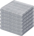 Mordimy 100% Cotton Terry Cloth Dish Cloths, Soft and Absorbent Checkered Dish by Mordimy