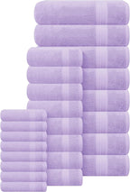 GLAMBURG Ultra Soft 24-Piece Towel Set - Image 3