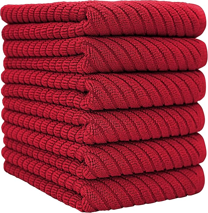 Premium Kitchen Towels | Large Cotton Kitchen Hand Towels | Dish Towels | - Image 2