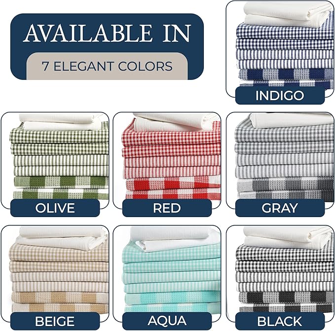 LANE LINEN 20 Piece Kitchen Dish Cloths Set - Image 9