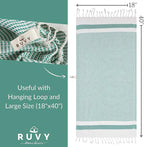 Ruvy Home Basics Turkish Hand Towels - Image 3