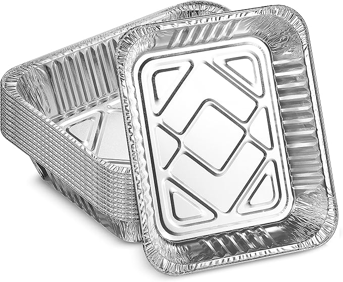 MontoPack Aluminum Foil Pans Half Size Roasting Chafing Pan | Bulk 10 Pack of by MontoPack