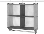 Whitmor 4 Section Fabric Closet Organizer Shelving by Whitmor