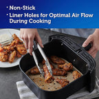Reynolds Kitchens Air Fryer Liners Disposable, Unbleached Parchment Paper Sheets - Image 3