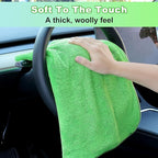 JOYMOOP Microfiber Towels for Cars, 35.4" x 23.6" Car Drying Towel, Quick - Image 5