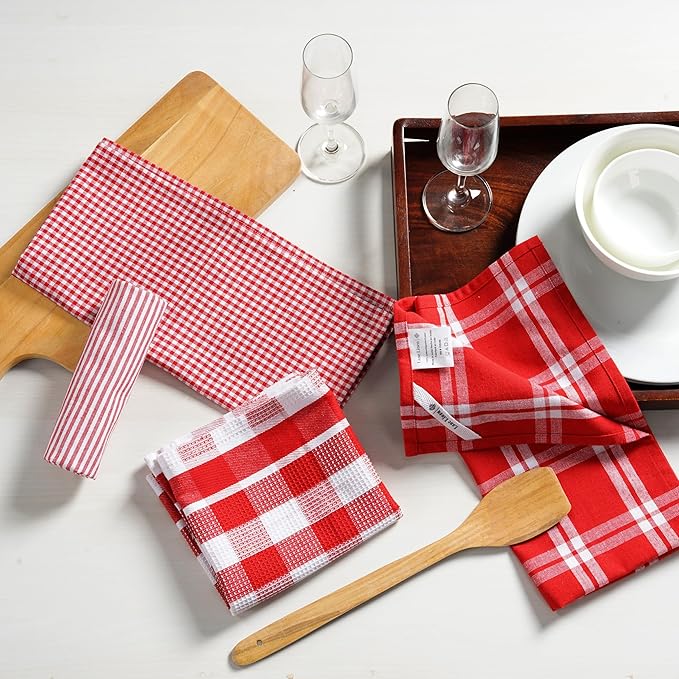 LANE LINEN 100% Cotton Kitchen Dish Cloths, Ultra Soft Absorbent Quick Drying - Image 3