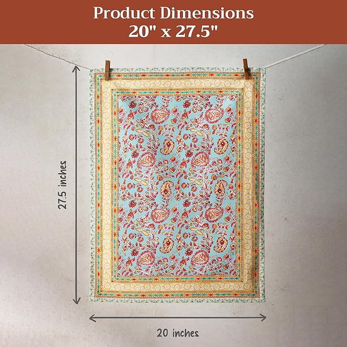 Maison d' Hermine Kitchen Towel 100% Combed Cotton Premium Set of 3 - Image 5